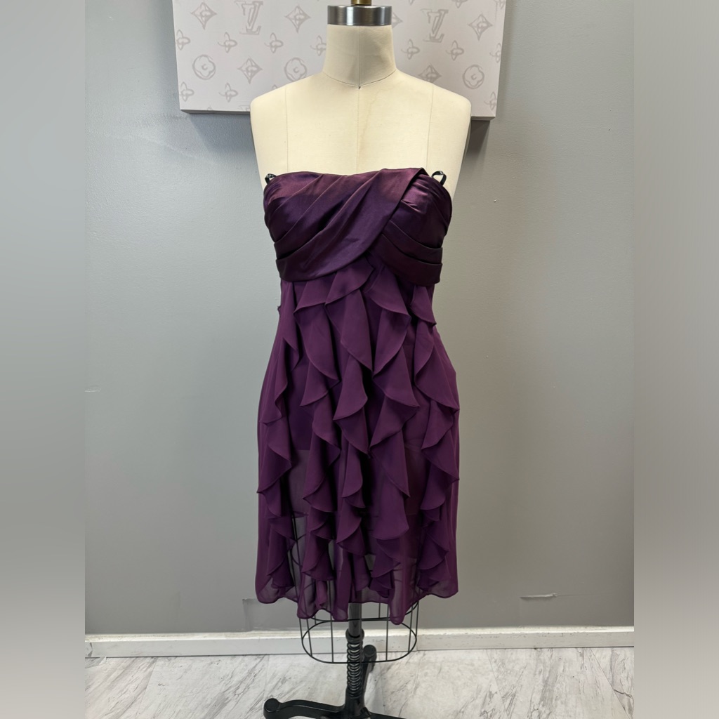 Xscape Is By Joanna Chen Purple Mini Dress Vintage E107-8